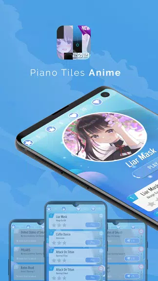 Piano Anime Tiles Music Screenshot1