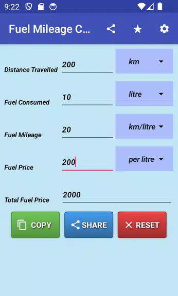 Fuel Calculators Screenshot3