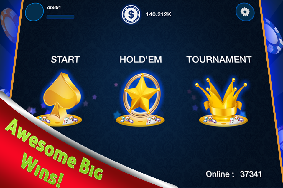 Poker -Texas Holdem Poker Game Screenshot1