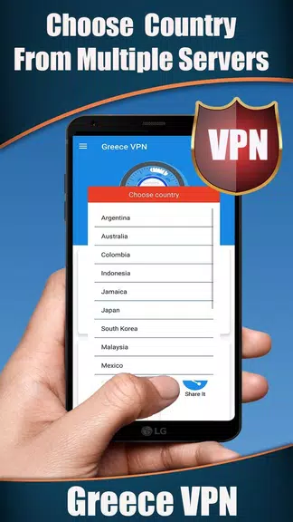 Greece VPN - Get Fast & Free Greece IP Screenshot3