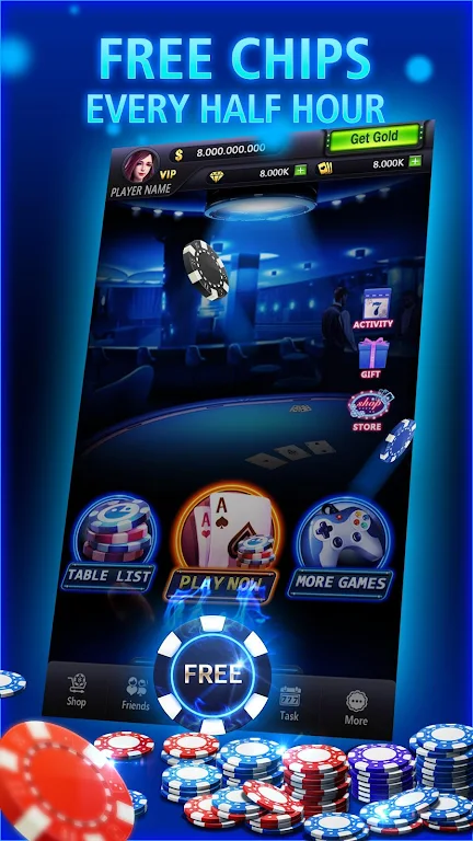 Pocket Poker: Texas Hold'em! Screenshot1