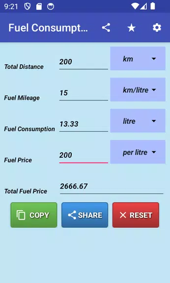 Fuel Calculators Screenshot2