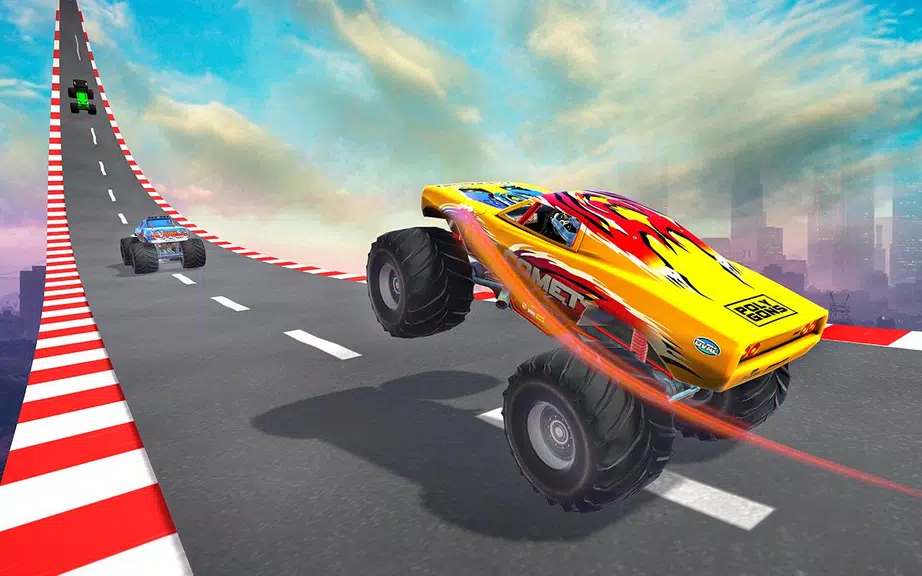 Mega Ramp Monster 3d Car Games Screenshot2