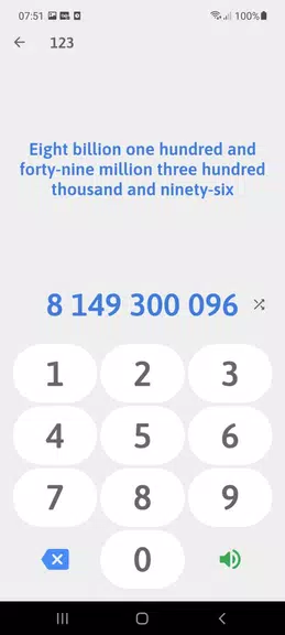 Numbers in English Screenshot1