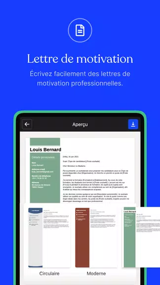 CV.fr : Créer un CV pro Screenshot2