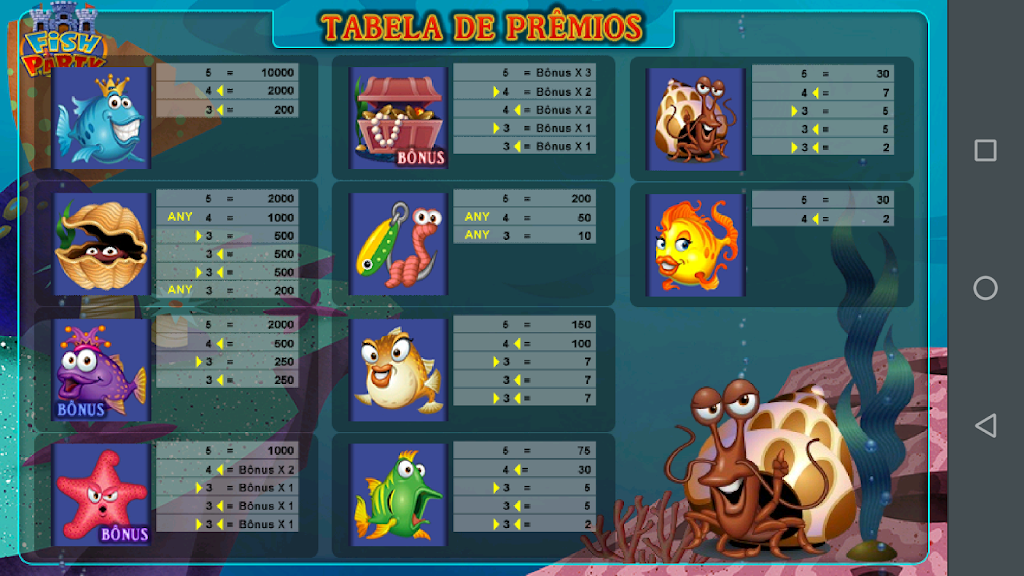 Fish Party Casino Slot Screenshot3