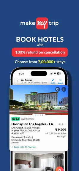 MakeMyTrip - Flights & Hotels Screenshot4