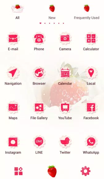 Strawberry Milk Crown Theme Screenshot3