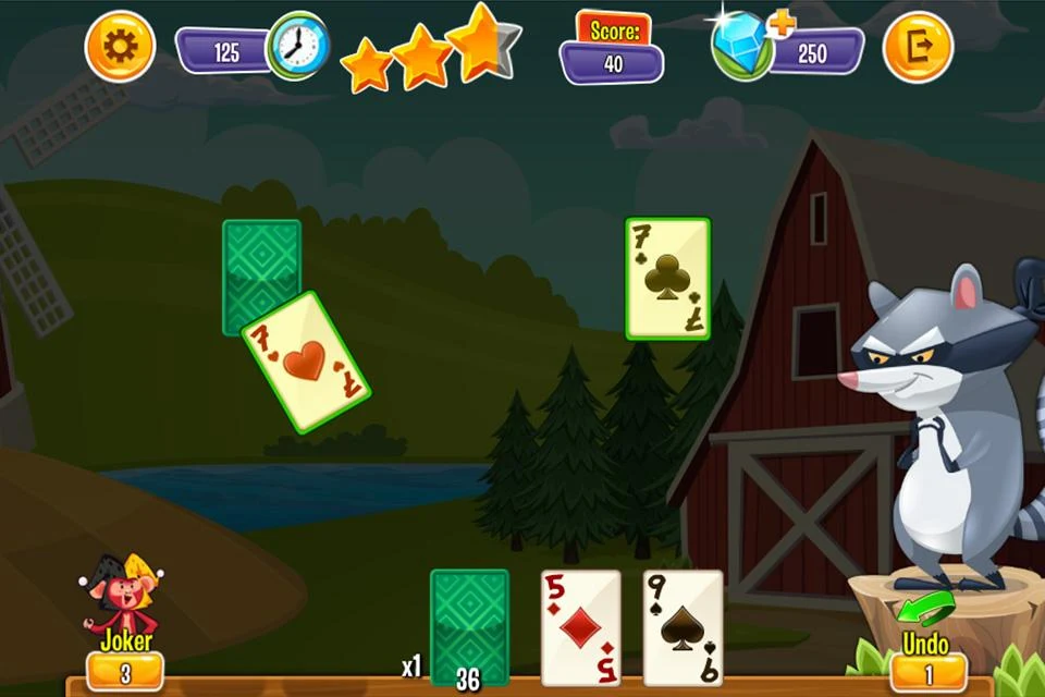 Playful Animal Solitaire Screenshot1