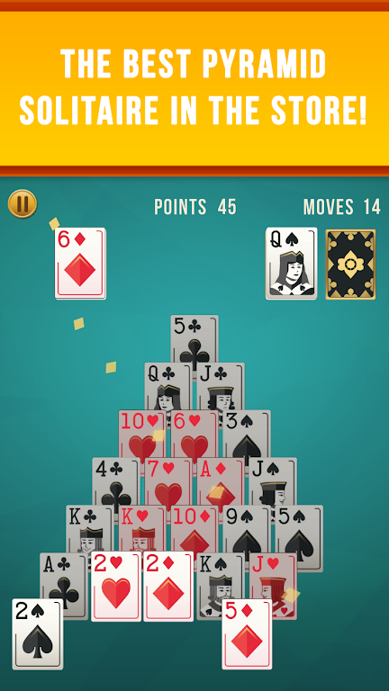 Pyramid Solitaire by Storm8 Screenshot1