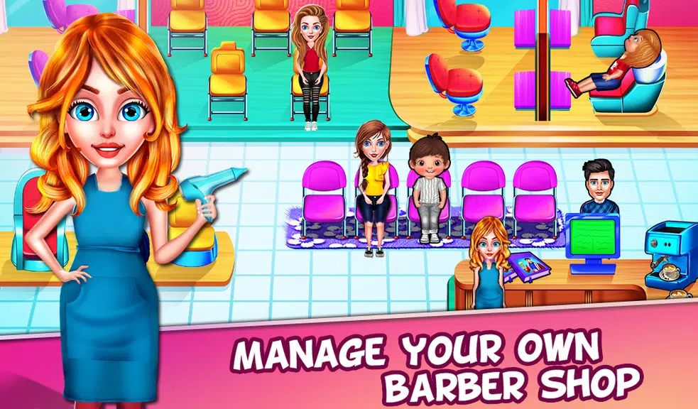 Barber Shop - Simulator Games Screenshot2