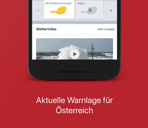 UWZ Österreich: Gewitter Sturm Screenshot2