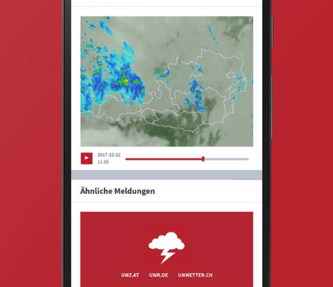 UWZ Österreich: Gewitter Sturm Screenshot3