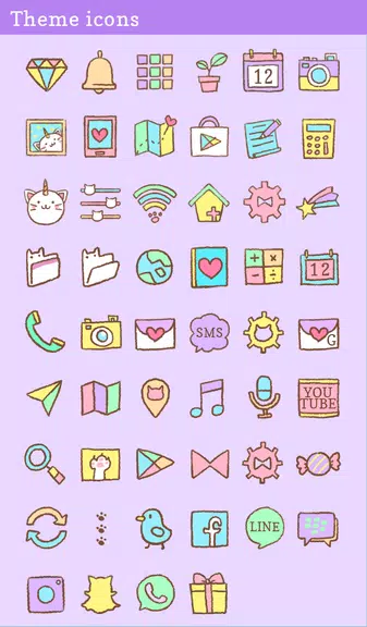 Caticorn Theme +HOME Screenshot3