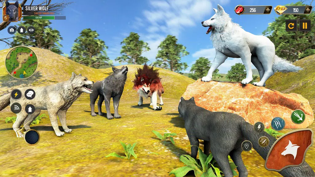 Wild Wolf Simulator Wolf Games Screenshot3