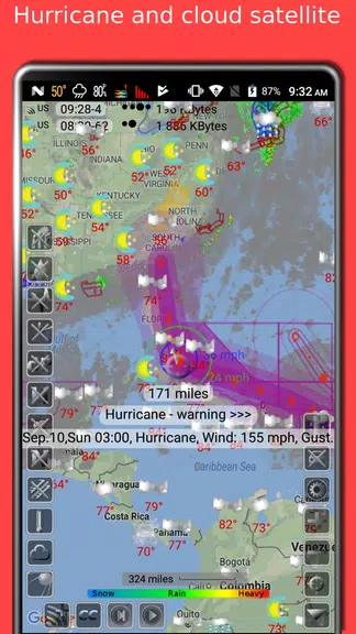 Doppler storm radar - eMap HDF Screenshot3