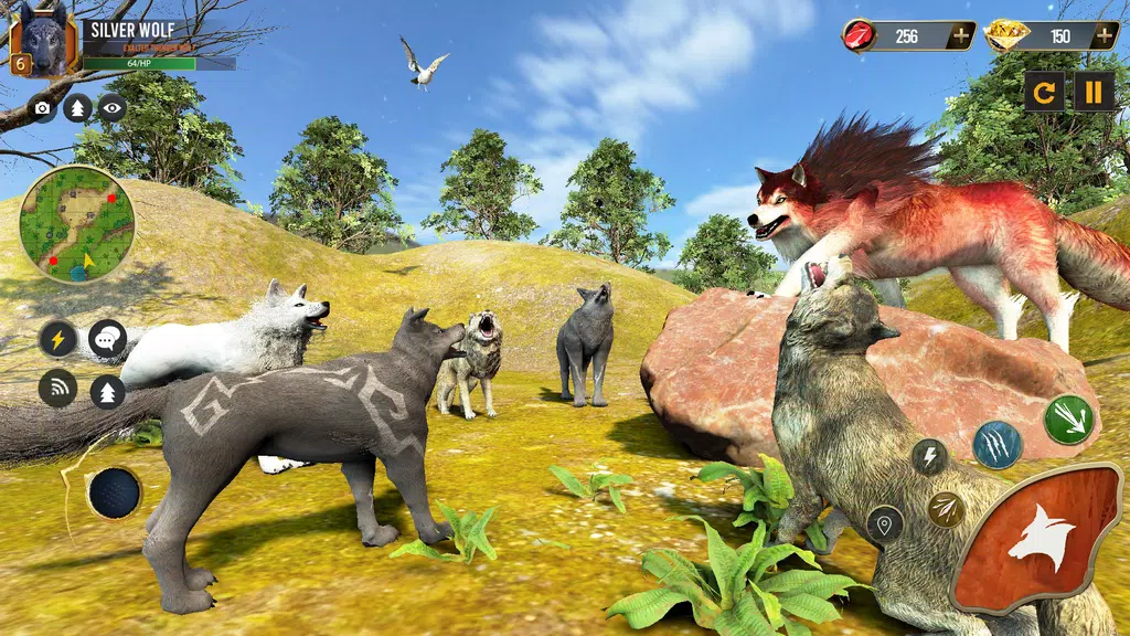 Wild Wolf Simulator Wolf Games Screenshot1