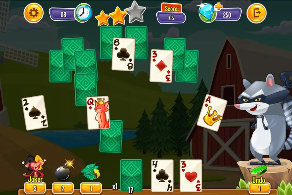 Playful Animal Solitaire Screenshot3