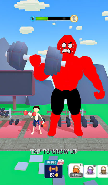 Gym Workout Clicker: Muscle Up Screenshot1