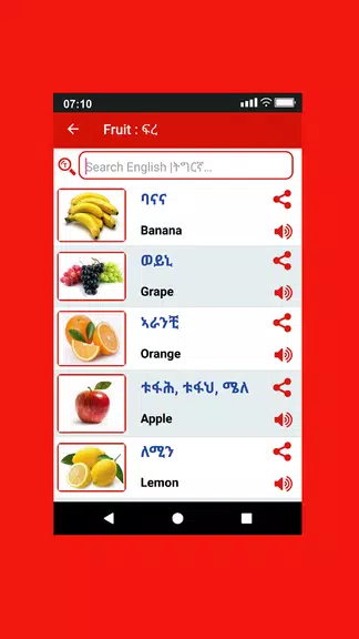 Tigrinya Word Book Screenshot4