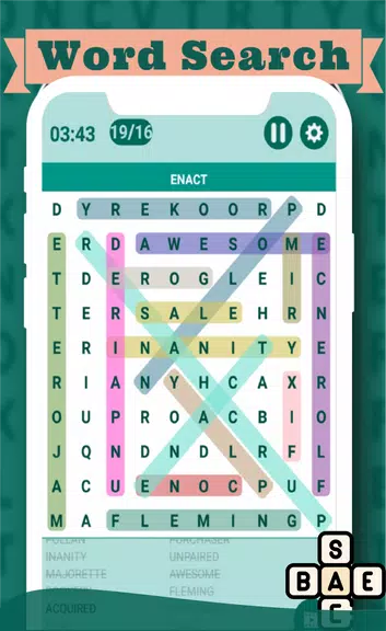 Classic Word Search Puzzle Screenshot1