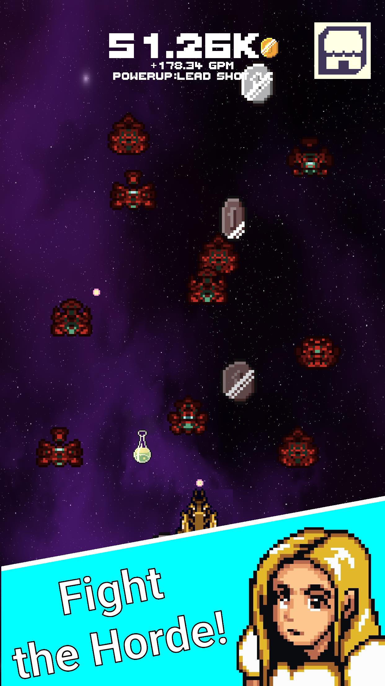 Idle Space Force Retro Clicker Screenshot1