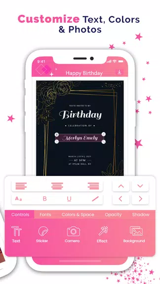 Events Invitation Card Maker Screenshot4