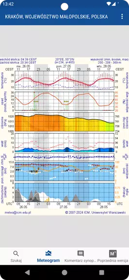 Meteo ICM — weather forecast Screenshot1