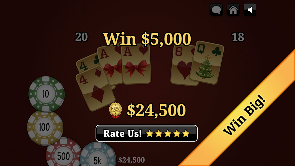 Christmas Blackjack Screenshot3