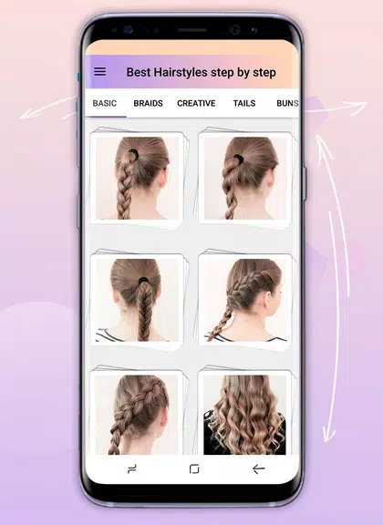 Hairstyles step by step Screenshot2