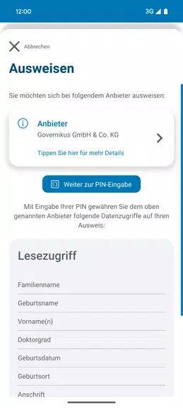 AusweisApp Bund Screenshot3