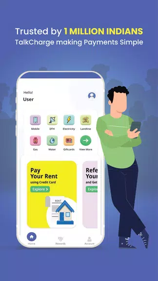 TalkCharge - Recharge & Bills Screenshot1