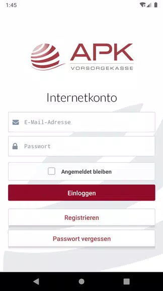 APK Vorsorgekasse Screenshot1