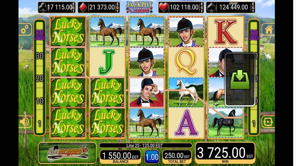 50 Horses Slot Screenshot1