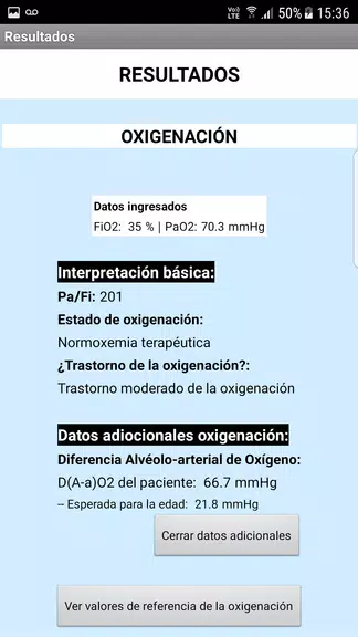 ALGA - Gases Arteriales Screenshot3