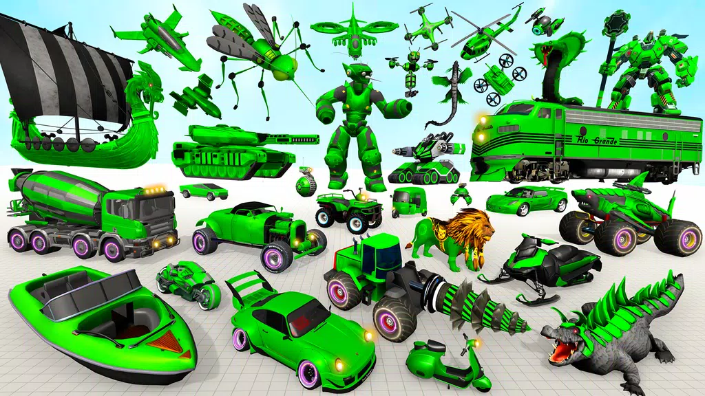 Robot Transform Car War Games Screenshot1