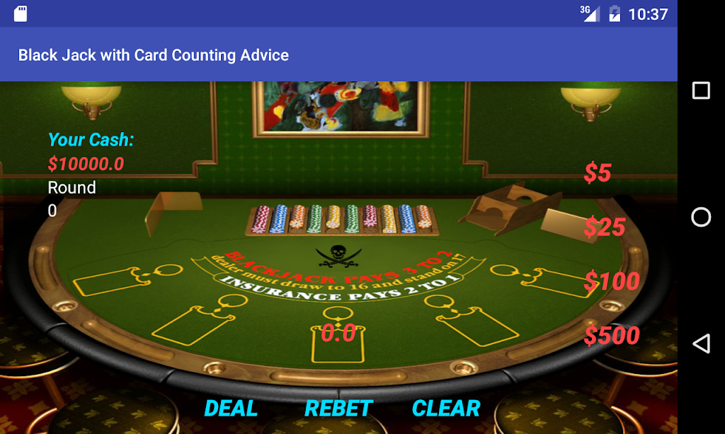 BlackJack Card Counting Advice Screenshot2