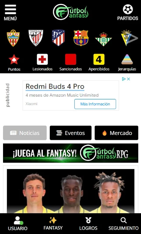 FútbolFantasy Screenshot1