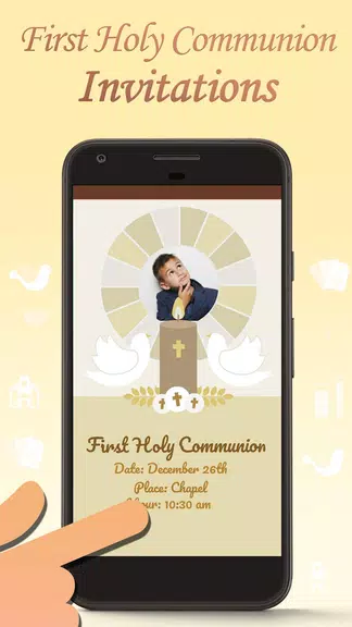 First Communion Invitations Screenshot1