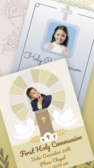 First Communion Invitations Screenshot3