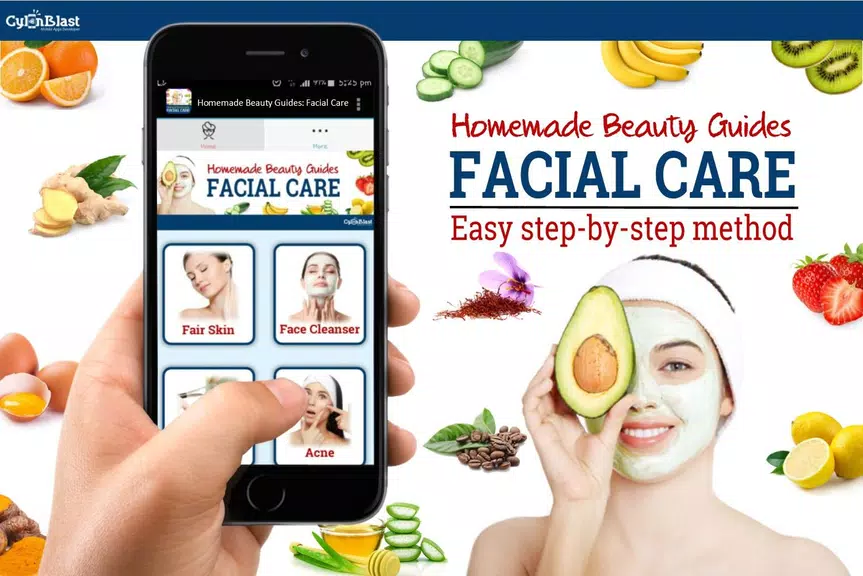 Homemade Beauty: Facial Care Screenshot1