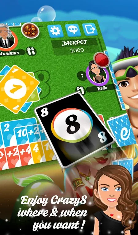 Multiplayer Crazy8 Game Screenshot2