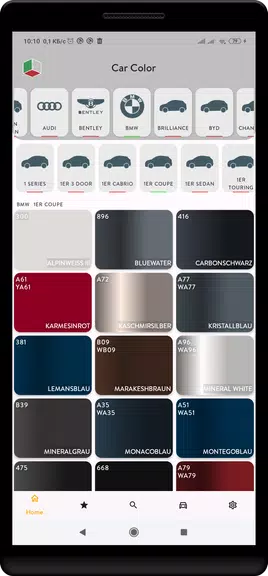 Car color Screenshot1