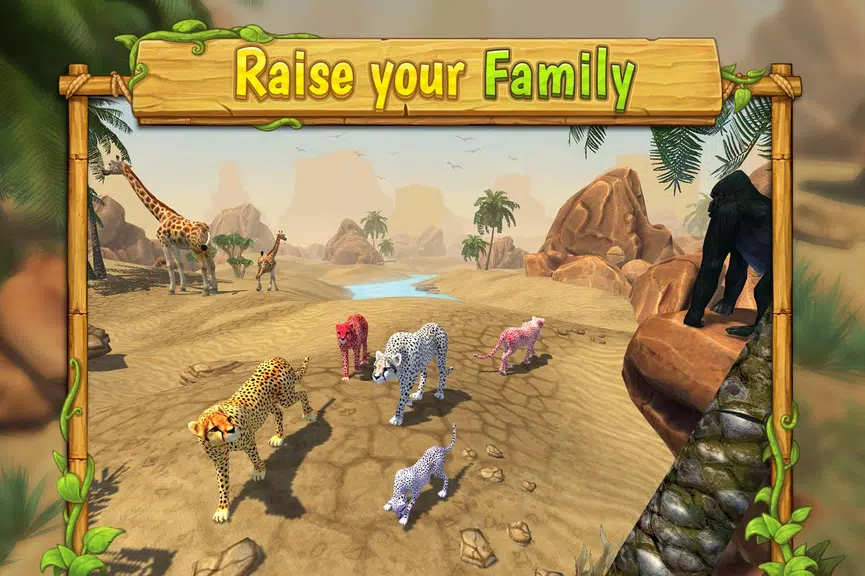 Cheetah Family Animal Sim Screenshot1