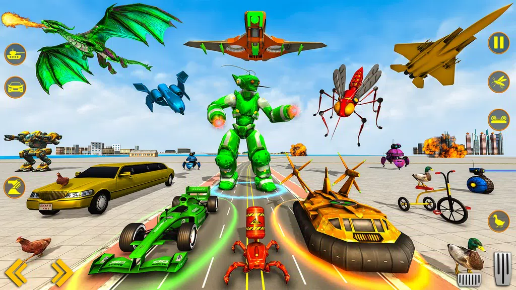 Robot Transform Car War Games Screenshot2