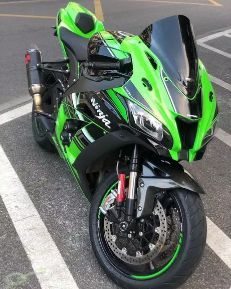 Kawasaki Ninja ZX10r Wallpaper Screenshot3