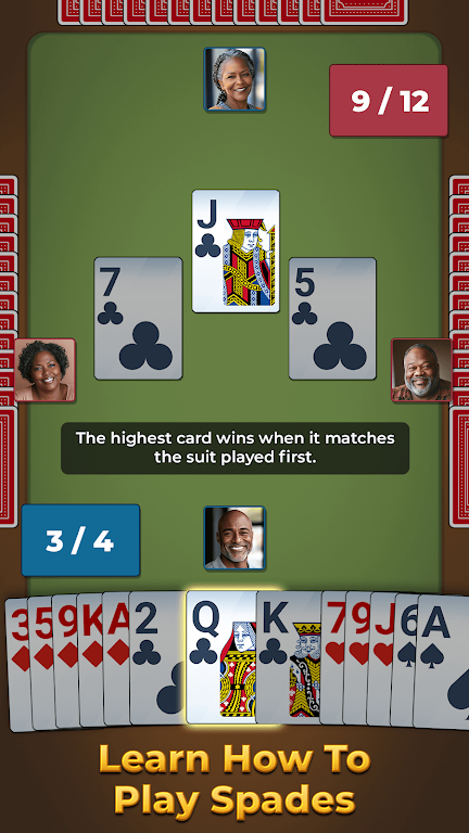 Spades Classic: Card Game Screenshot1