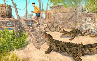 Wild Crocodile Attack Games Screenshot3