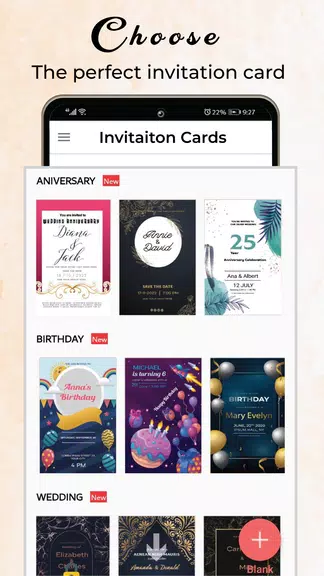 Invitation Card Maker & Ecards Screenshot2