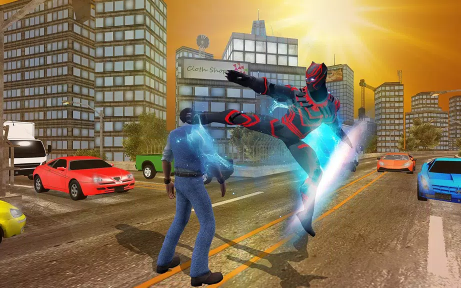 Superhero panther Robot kungfu Screenshot1